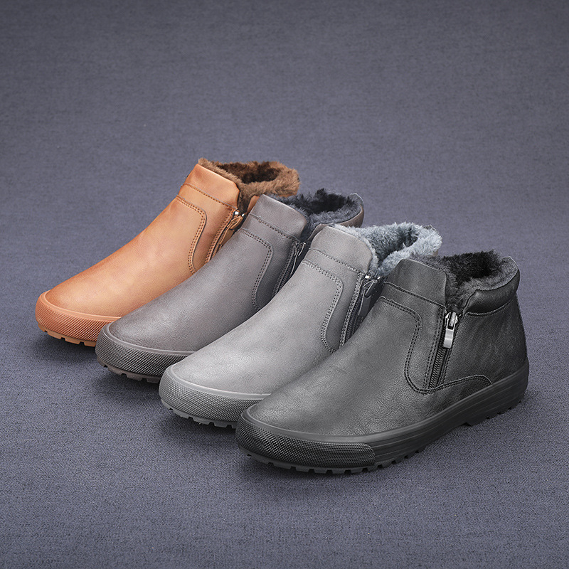 Waterproof Winter Boot - Winterstiefel für Herren, hochwertige wasserdichte Lederstiefel,