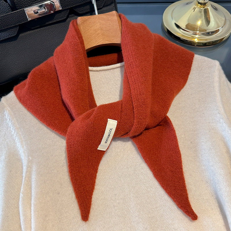 Shawl Wrap Winter - 100% wolle Koreanischen Stil Gestrickte Dreieckige