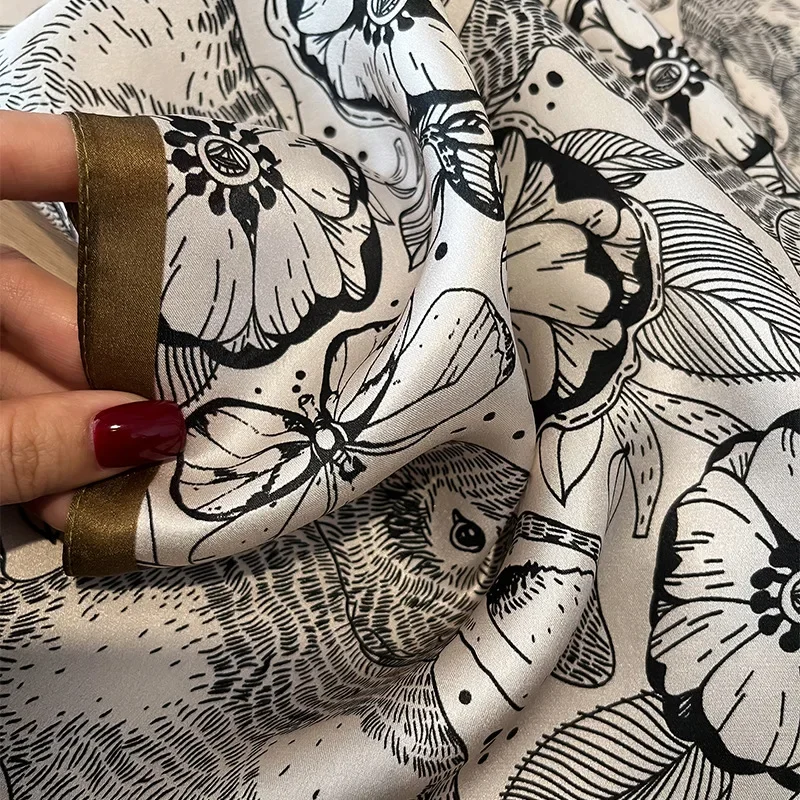 100 % Seide, quadratisch, für  – Shawl Wrap Winter Bewertung und Preis