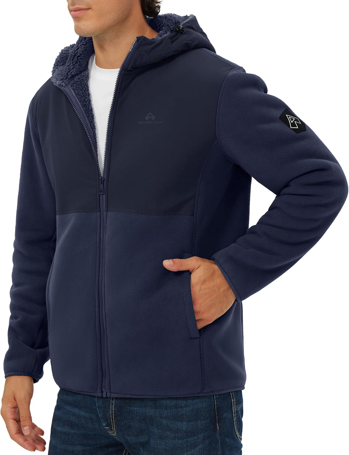 Pioneer Camp Herren Polar Flee – Sherpa Hoodie Fleece Bewertung und Preis