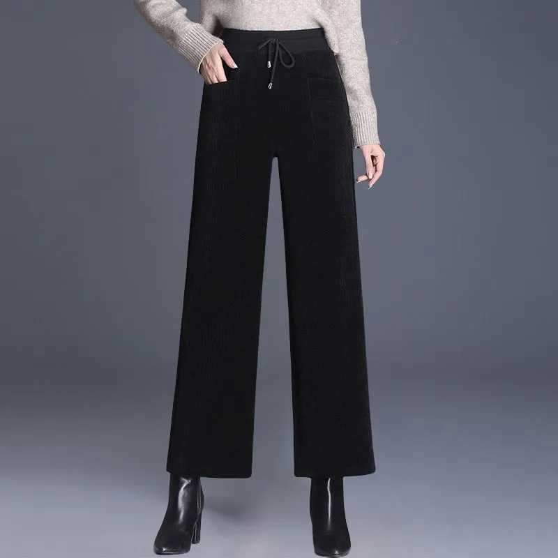 Herbst Winter Cord Breite Bein – Corduroy Pant Warm Bewertung und Preis