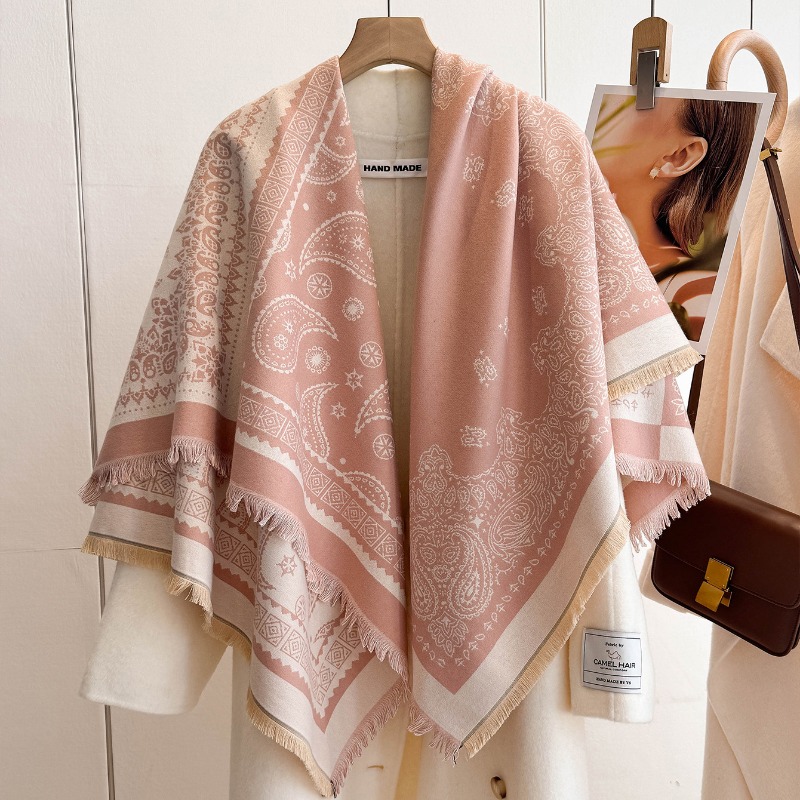 Damen Retro Paisley-Print Scha – Shawl Wrap Winter Bewertung und Preis